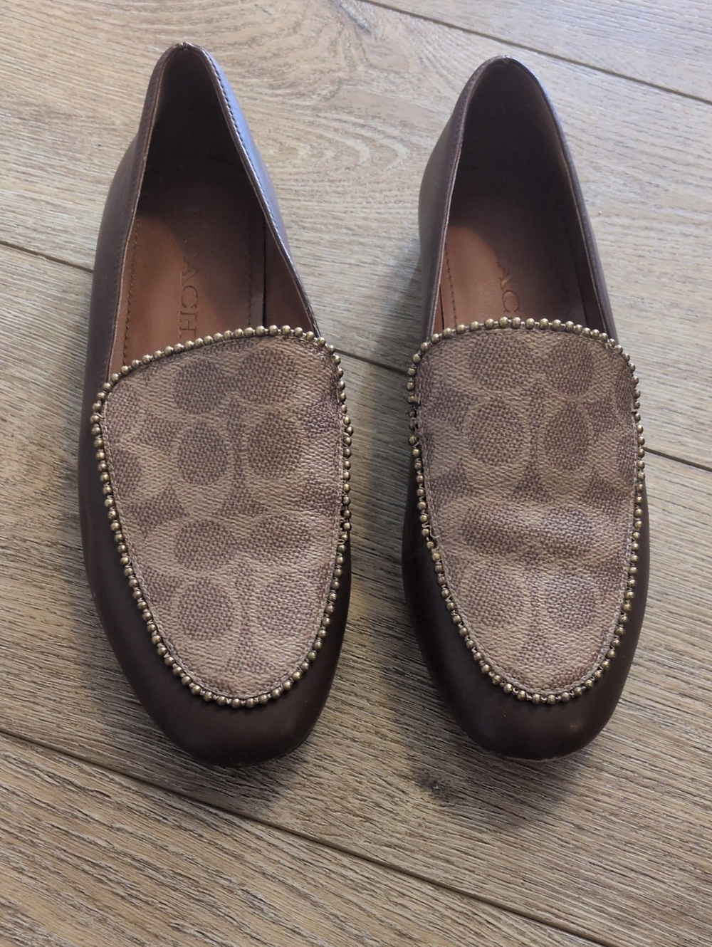 Coach Harper Leather Loafers